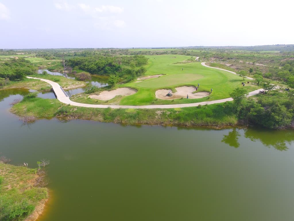 Golf Course Aerial View