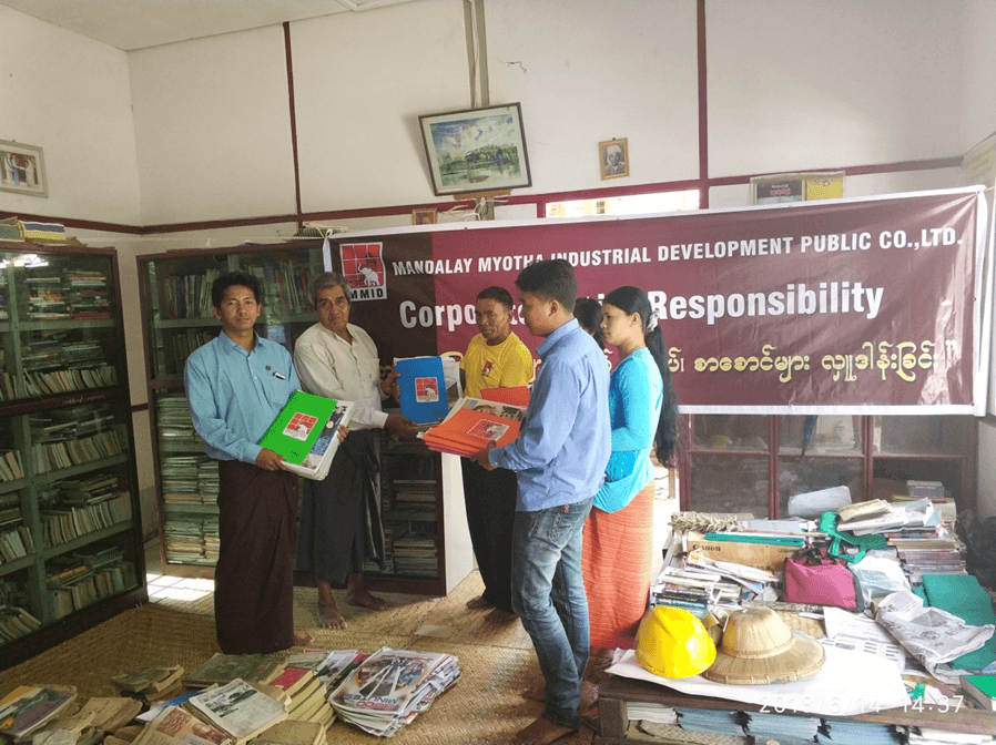 Donation to Village Library